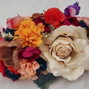 Handmade Frida Kahlo Floral Hair Accessory